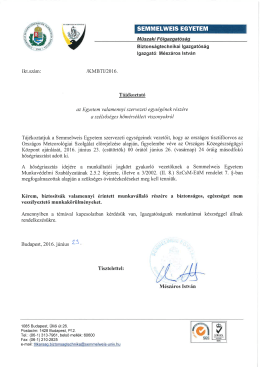 erre a linkre - Semmelweis Egyetem