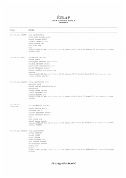 &eacute;tlap 2016. 06. 20