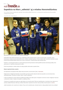 PDF dokumentu - Expedice Mars