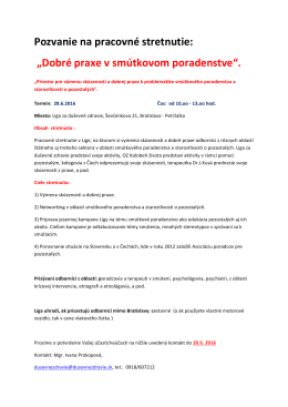 program - Psychiatry.sk