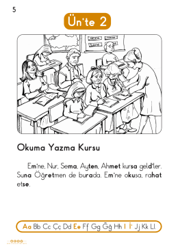 Page 1 Okuma Yazma Kursu Em`ne Nur. Sema, Auten, Ahmet kursa