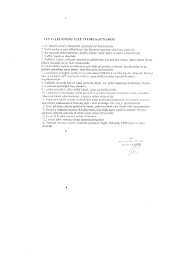 teknik şartname