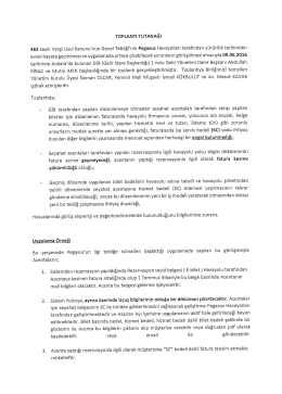 GİB ve THY Toplantı Bilgilendirmesi