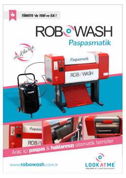 Lookatme Robowash Paspasmatik Broşür İndir
