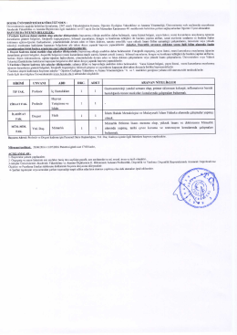 Page 1 BOZOK ÜNİVERSİTESİ REKTÖRLÜĞÜNDEN