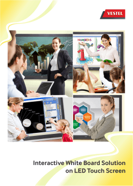 Interactive White Board Solution on LED Touch Screen