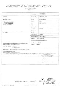 iXperta s.r.o. - Ministerstvo zahraničn&iacute;ch věc&iacute; ČR