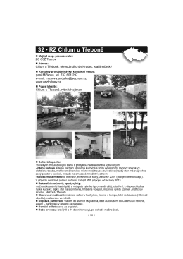Str. 38 - RZ Chlum u Třeboně