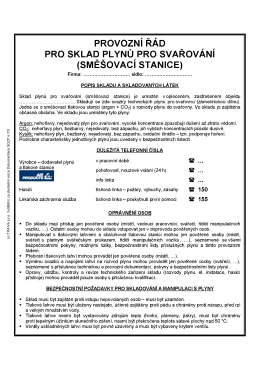 Page 1 Page 2 Page 3 Page 4 PŘÍLOHA Č. 1: ZAŘÍZENÍ TLAKOVÉ