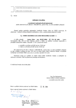 Libor Launa - Město Nov&aacute; Včelnice