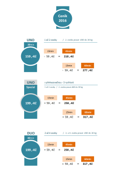 Cen&iacute;k půjčovn&eacute;ho