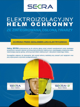 Elektroizolacyjny hełm ochronny SECRA