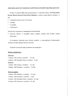Page 1 PROTOK&Oacute;Ł KOŃCOWY SĘDZIEGO GŁ&Oacute;WNEGO
