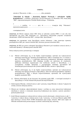 pobierz alert w formacie pdf - Sołtysiński Kawecki & Szlęzak