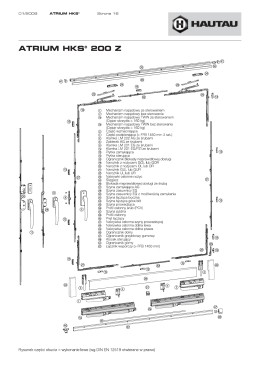 HKS 160/200 : Schemat elementów