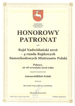 więcej - Automobilklub Polski