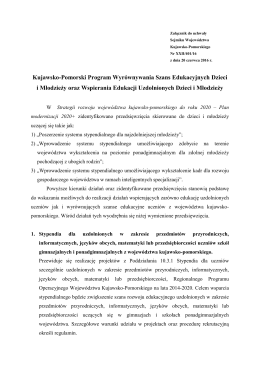 Kujawsko-Pomorski Program Wyrównywania Szans Edukacyjnych