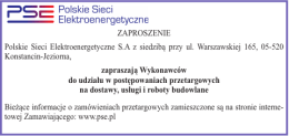 ZAPROSZENIE Polskie Sieci Elektroenergetyczne SA