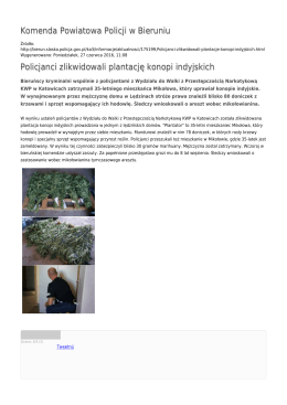 Generuj PDF - Komenda Powiatowa Policji w Bieruniu