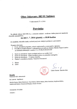 stiahnuť - Obec Jakovany