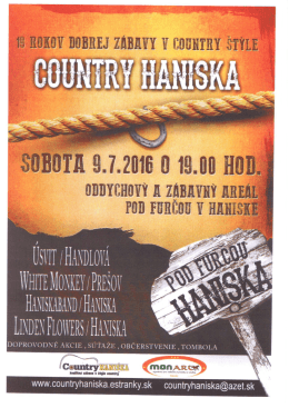 Country - obec Haniska