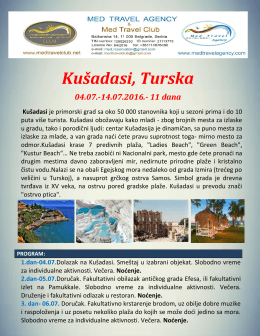 Kušadasi jul 2016 - Med travel agency