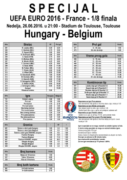 Hungary - Belgium