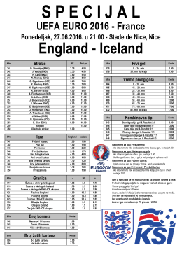 England - Iceland