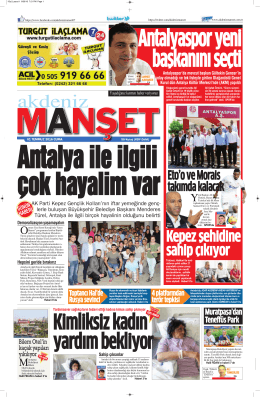 Kepez şehidine sahip çıkıyor - Antalya Haber - Haberler
