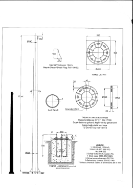 Page 1 Kalınlık/ThiCkneSS: 10mm Bayrak Detayı/ Detail Flag Pd