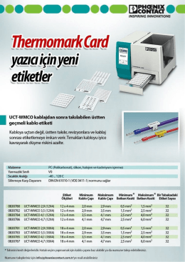 Thermomark Card Yazıcı için UCT