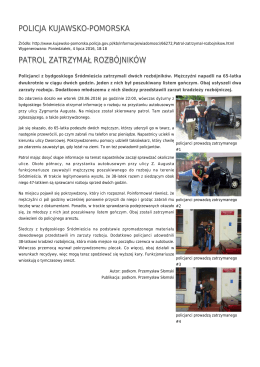 Generuj PDF - Policja Kujawsko