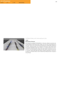 International Art Fair Warsaw 2016