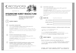 Page 1 CREOSFER&ETH; &Eacute;i SZKOŁA RYSUNKU I MALARSTWA W