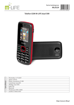 ML0529 Telefon GSM M-LIFE dual SIM