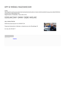 Generuj PDF - KPP w Mińsku Mazowieckim