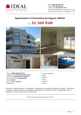 Ideal Real Estate - Apartament w Formentera de Segura 650