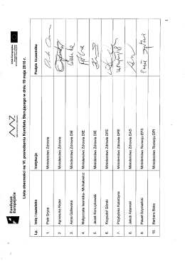 Lista obecności