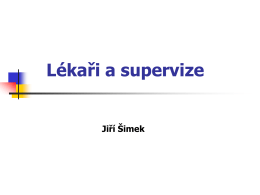 Šimek_Lékaři a supervize