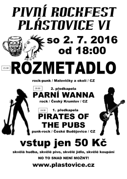 Pivní Rockfest Plástovice VI