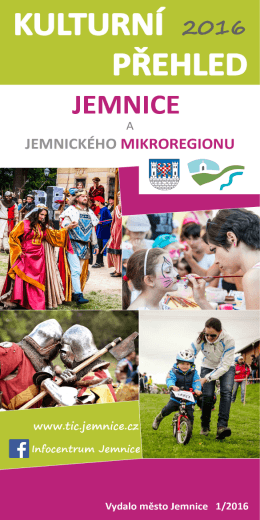 kulturn pehled 2016-boz - Turistické informační centrum Jemnice