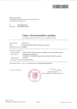 Živnostenský list