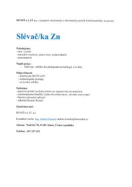 Beneš a Lát - Obec Slaná