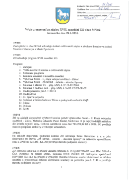 Page 1 Evidenčn&iacute; č&iacute;slo pisemnosti: ............................... V&yacute;pis z