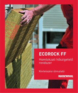 Ecorock homlokzati hőszigetelő rendszer