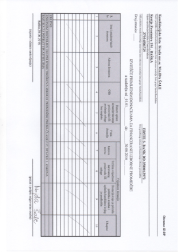 izvje&scaron;će primljenim donacijama
