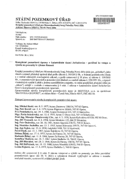SPÚ - KPÚ v k. ú. Jerlochovice - pověření ke vstupu na pozemky