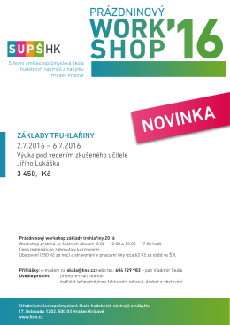 WORK - Střední uměleckoprůmyslová škola hudebních nástrojů a