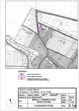 Page 1 /R1 / (Vs) ~ L / Milířovo 43 LEGENDA : ZM. 1 označení ploch