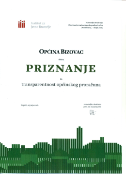 Page 1 Otvorenostproračunažupanija, gradovaliopćina - - - - -